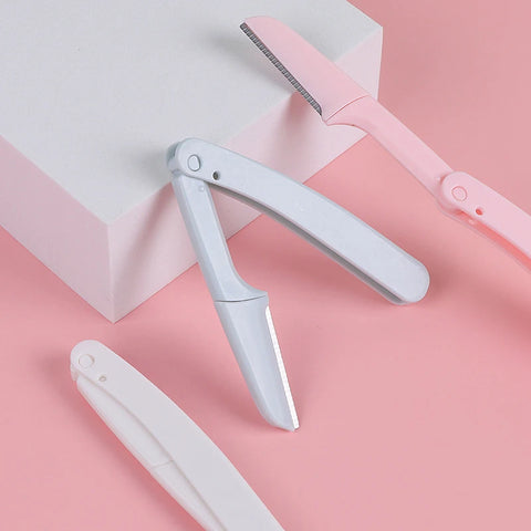Karsyngirl 3pcs Fold Eyebrow Trimmer Kit – Makeup Tools for Effortless Grooming