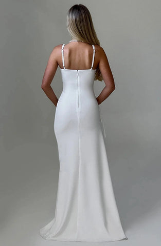 Women's Sexy Deep V-Neck Suspenders Dress for Nightclub and Parties