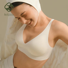 SUJIIN Sexy Push Up Padded Seamless Wireless Bras