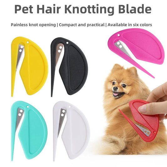 Pet Hair Removal Knot Unknot Knife for Dogs and Cats - 2024 Grooming Shedding Scissors