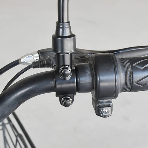 2 stuks Motorfietsaccessoires Zwart Zilver Spiegelbevestiging Klem Achteruitkijkspiegelhouder 22mm 10mm 8mm 25mm