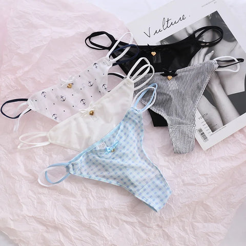 Cute G-String Thongs for Girls Aged 12-16 | Soft Silk Bikini Panties
