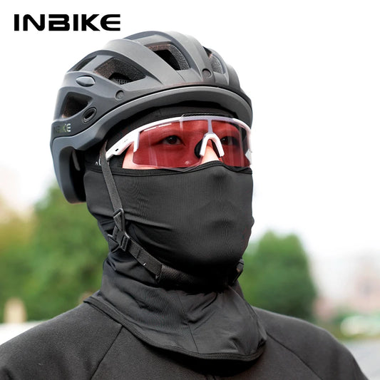 INBIKE Summer Cooling Cycling Face Mask - Sun Protection Neck Gaiter for Men & Women