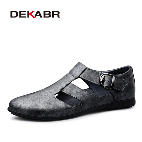 DEKABR Sommer Herren Bequeme Sandalen 