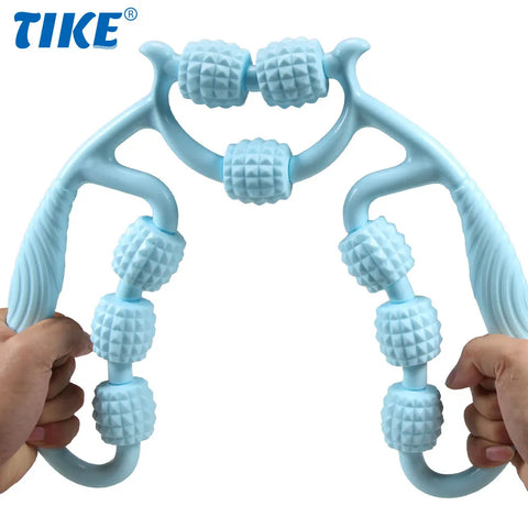 Handheld Deep Tissue Massage Roller for Neck, Thigh, Calf & Leg Recovery