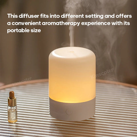 2024 Simple Aroma Diffuser - Desktop Mini Air Humidifier with RGB Light