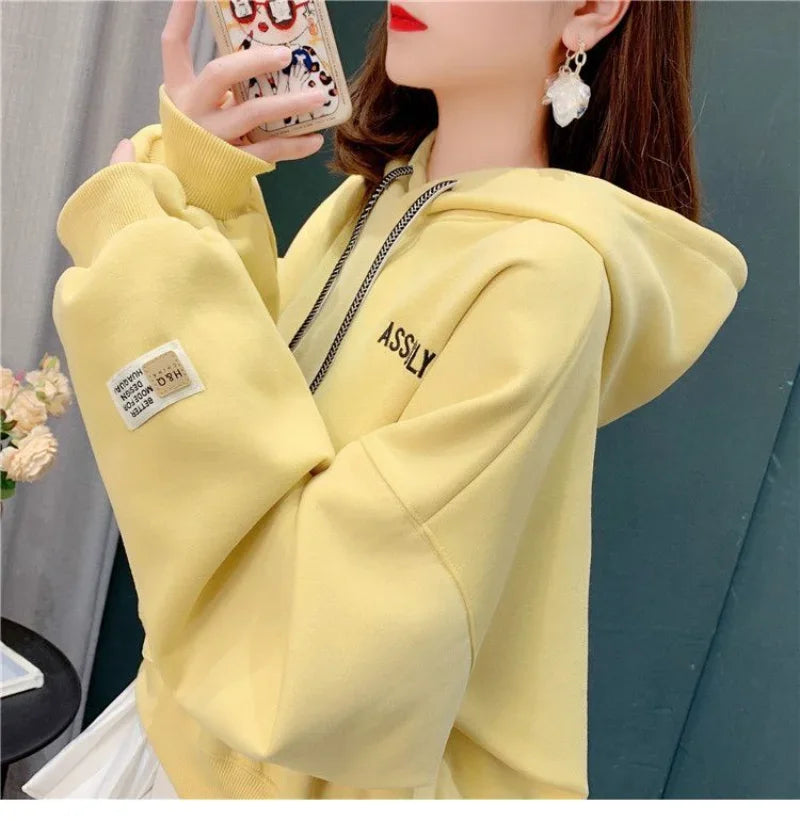 Women Goth Elegant Winter Hoodie