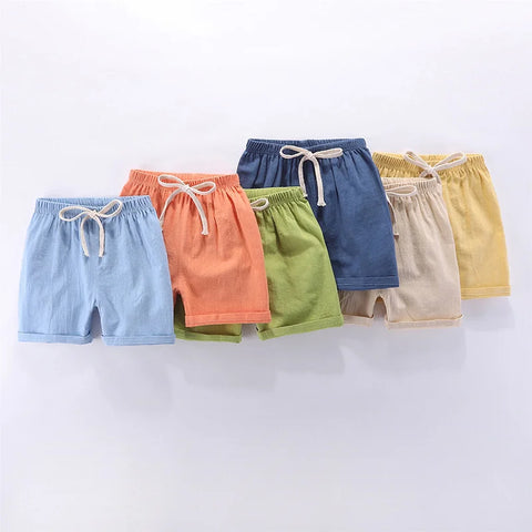 Lightweight Summer Kids Cotton Shorts