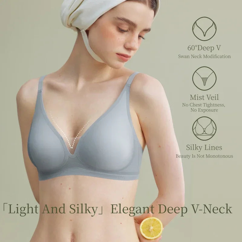 SUJIIN Women's Sexy Push Up Plung Bras