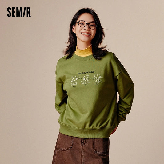 Semir Women's Loose Sweatshirt - Trendy Autumn Fashion 2024