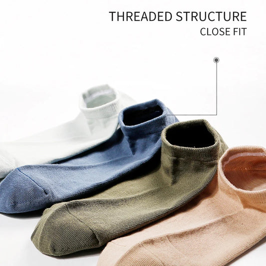 MiiOW 5 Pairs Pure Cotton Men Socks