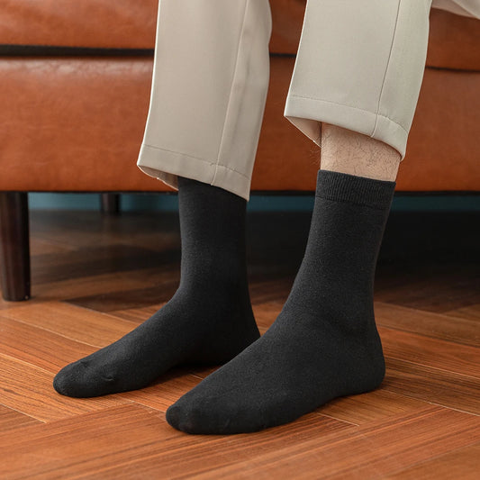 10 Pairs Men's Cotton Business Socks