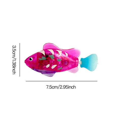 Pet Cat Toy LED Interactive Swimming Robot Fish Toy for Cat - Stimulate Your Pet's Hunter Instincts