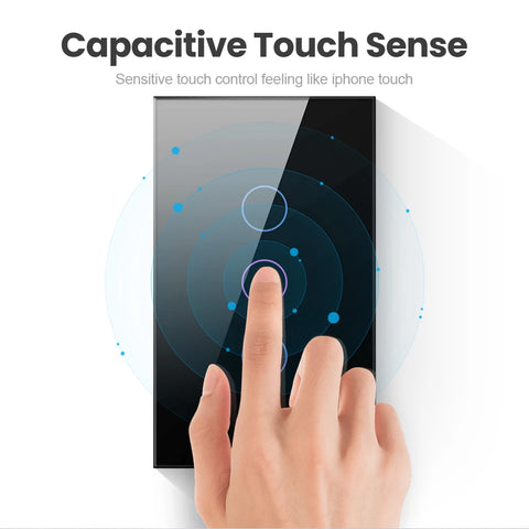 AVATTO WiFi Smart Light Switch - Touch Glass Panel