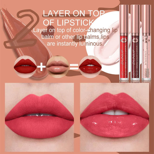 18 Color Waterproof Lip Gloss & Matte Liquid Lipstick Set