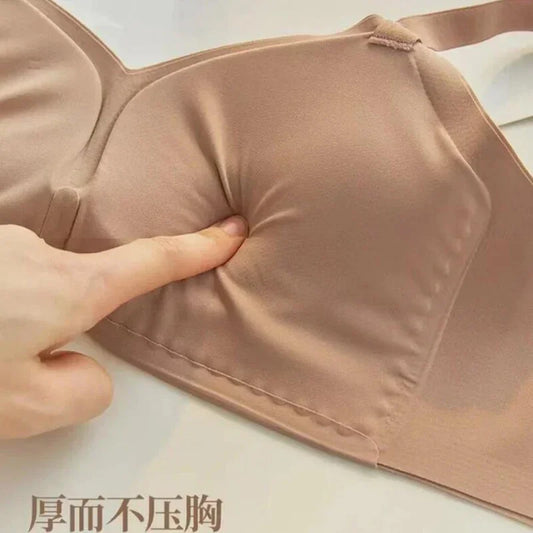 Thickened Steamed Bun Fixed Cup Integrated Bra for Women - Comfort and Style for Every Day