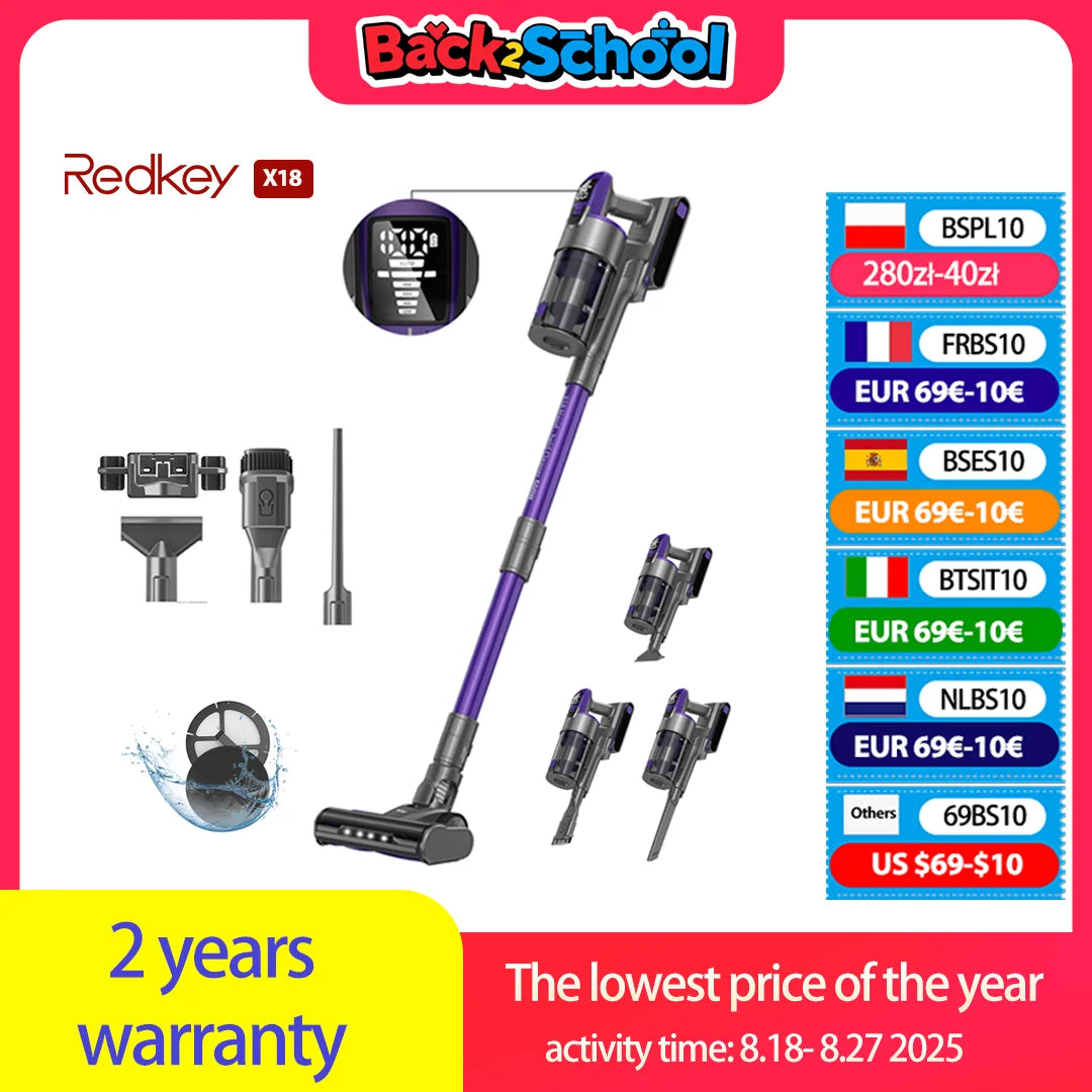 REDKEY x18 Cordless Vacuum Cleaner