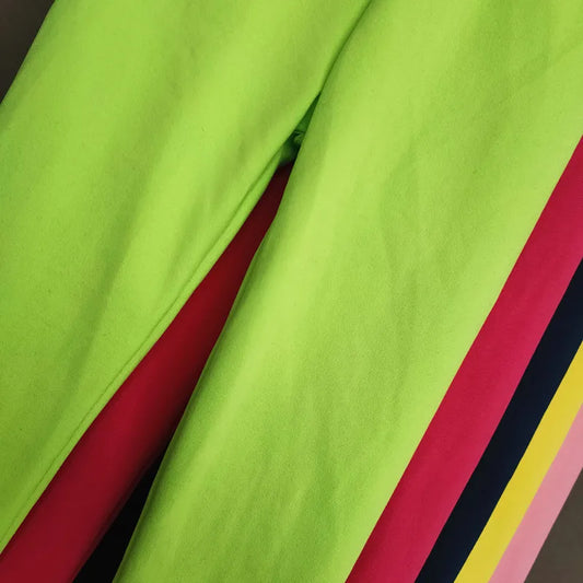 Kids Solid Color Stretch Pants