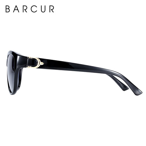 BARCUR TR90 Cat-Eye gepolariseerde zonnebril – Gradient UV400 dameszonnebril