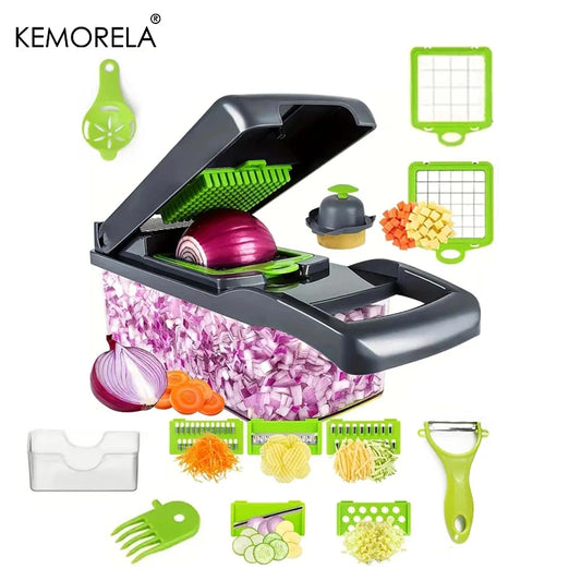 14/16 in 1 Multifunctional Vegetable Chopper and Food Slicer