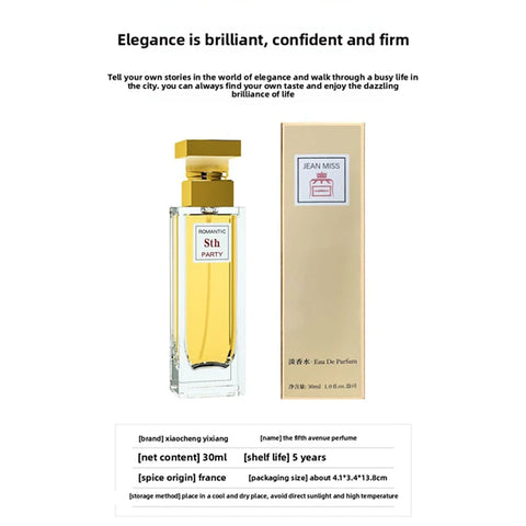 Elegant Fifth Avenue Women's Perfume - Refreshing Natural Fragrance for Ladies - 30ml Toilette Spray