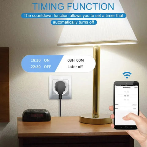 Tuya Smart Socket EU16A/20A Wifi Smart Plug