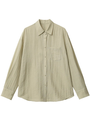 CHIC VEN Women Long Sleeve Hollow Out Shirt