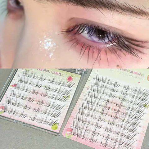 Self-Adhesive False Eyelashes - Easy-to-Use DIY Natural Curling Clusters