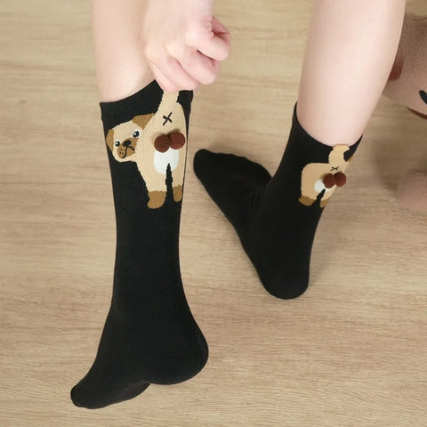 Unisex Three-Dimensional Dog Egg Socks - A Unique Gift for Dog Lovers