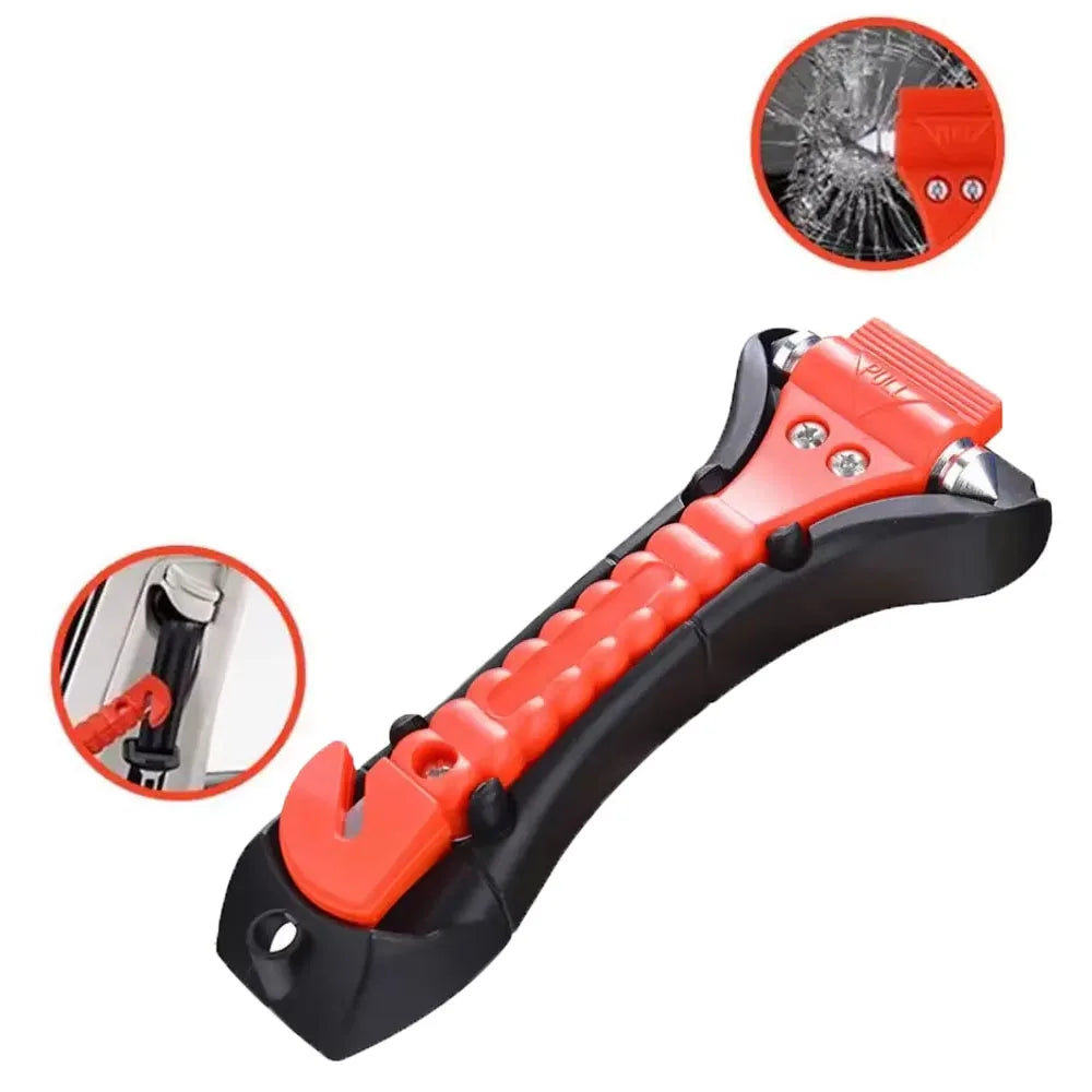 Car Safety Hammer - Two-in-One Rescue Emergency Hammer and Window Breaker