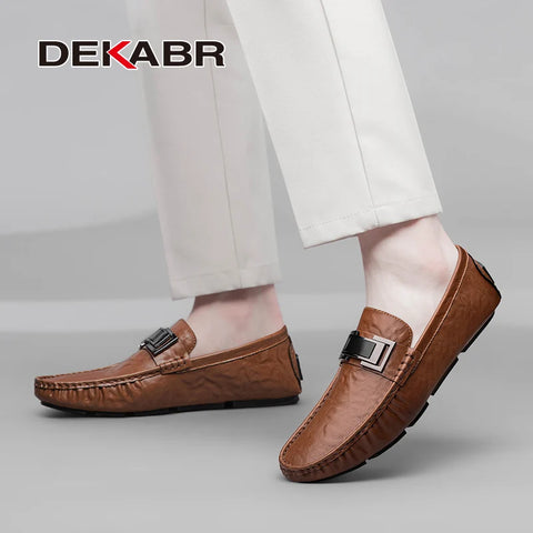 DEKABR Herenmode Loafers - Comfortabele Instappers
