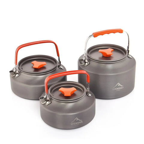 Widesea 1.1L 2L 1.5L Camping Water Kettle - Outdoor Coffee Kettle & Picnic Set