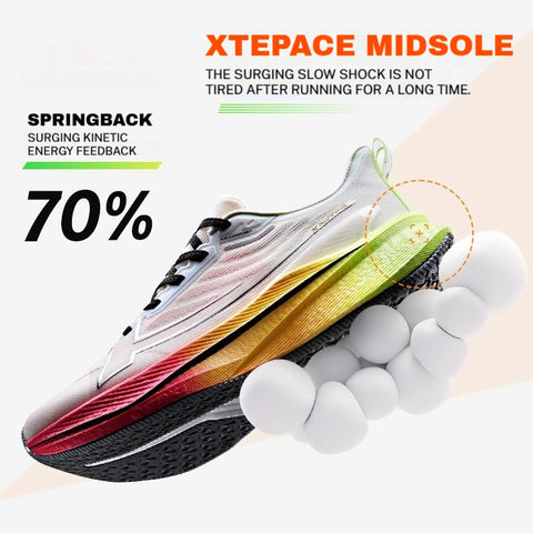 Xtep Women Running Shoes 2000km 3.0 - Lightweight Cushioned Training Sneakers