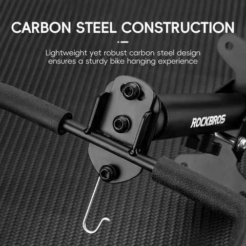 ROCKBROS Adjustable Bike Rack - Wall Mount Garage Holder for MTB and Road Bikes