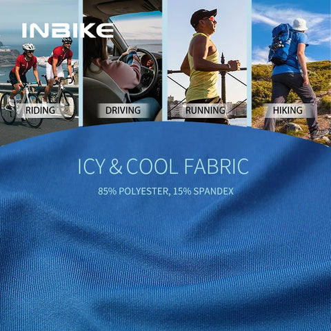 INBIKE Arm Cycling Sleeves for Men - UV Protection and Sunscreen Arm Covers for Bicycle Riding