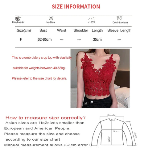 ITOOLIN Summer Women Lace V-Neck Backless Crop Top