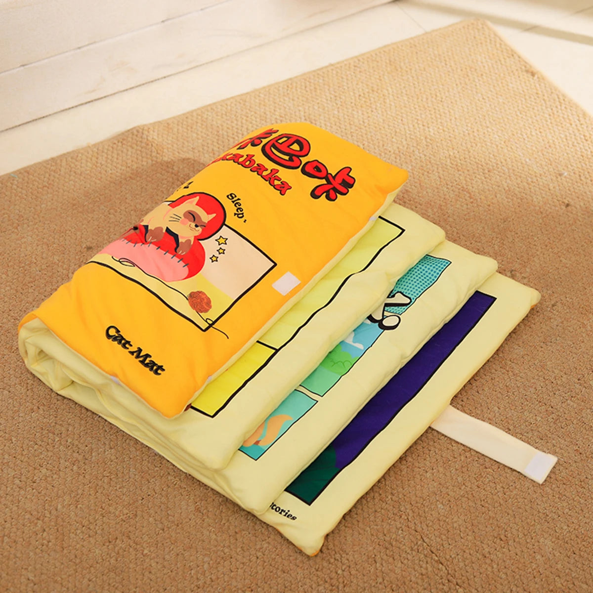 Book Style Cat Mat for Dogs and Cats - Portable and Fun Pet Mats