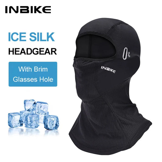 INBIKE Summer Cycling Mask - UV Sun Protection Full Head Mask & Face Cooling Neck Gaiter