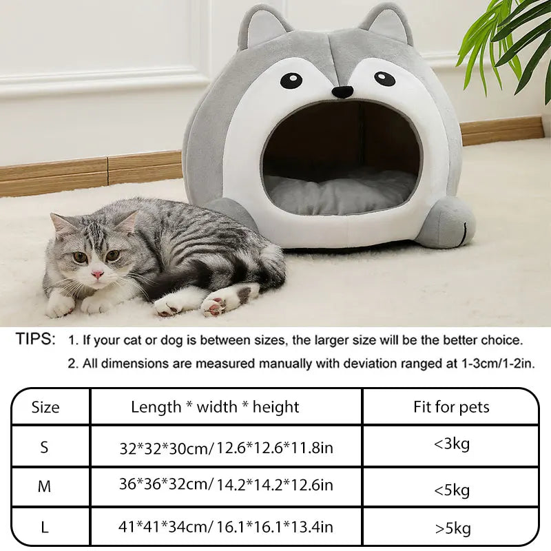 Very Soft Cat Bed - Cozy Pet Basket for Cats and Small Dogs