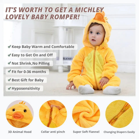 MICHLEY Halloween Costume Infant Baby Rompers