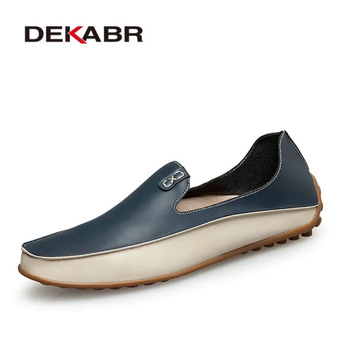 DEKABR Heren Casual Loafers van Echt Leer