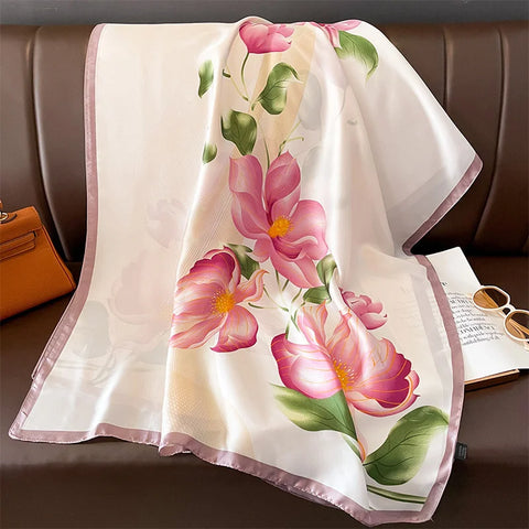 Elegant Women’s 180x90cm Silk Scarves for Every Occasion