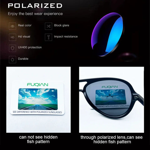 Klassieke piloten gepolariseerde zonnebril - Retro kleine pilotenbril UV400 unisex rijzonnebril