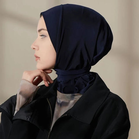 Fashion Muslim Hijab Caps - Solid Underscarf for Women
