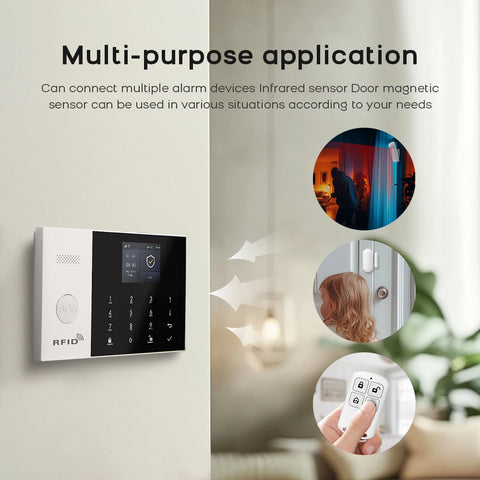 PGST Residential Tuya Smart GSM WiFi Alarm System