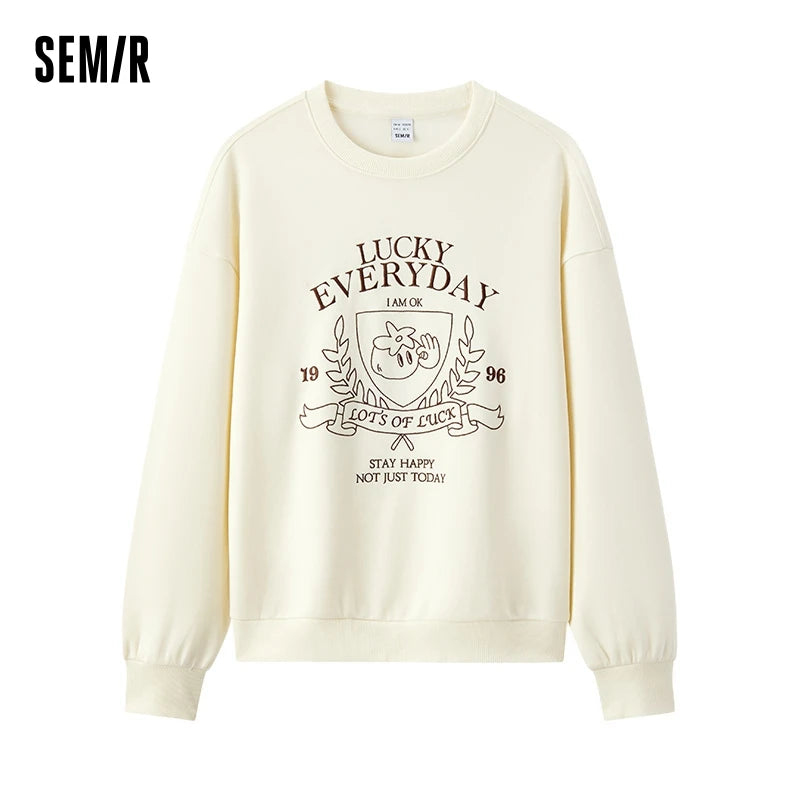 Semir Women’s Embroidered Sweatshirt - Fashionable Pullover