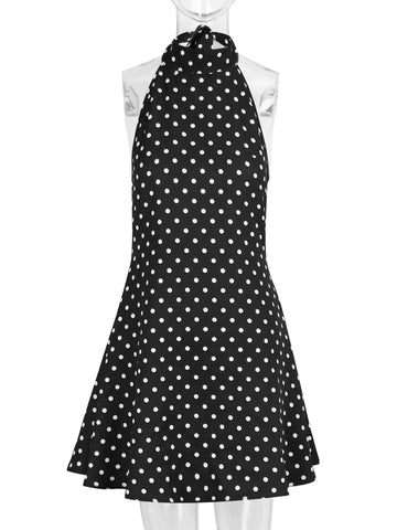 Sexy rugloze mini-jurk met vetersluiting - Trendy zomermode voor dames