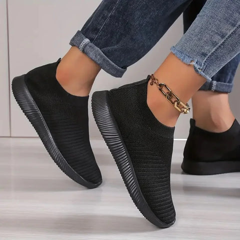 Women's Breathable Solid Color Sneakers