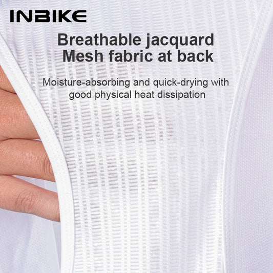INBIKE Women's High Waist Cycling Bib Shorts with 3D Padding and Pockets