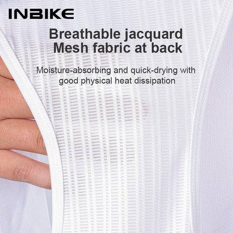 INBIKE Women's High Waist Cycling Bib Shorts with 3D Padding and Pockets